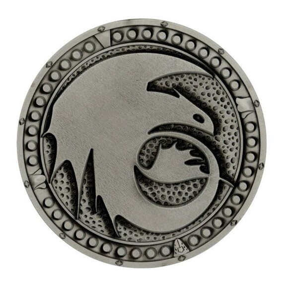 How To Train Your Dragon Toothless & Hiccup Medallion Limited Edition Emblem - Picture 5 of 5